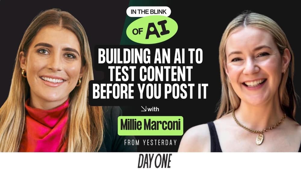 Millie Marconi on Building an AI to Test Content Before You Post It